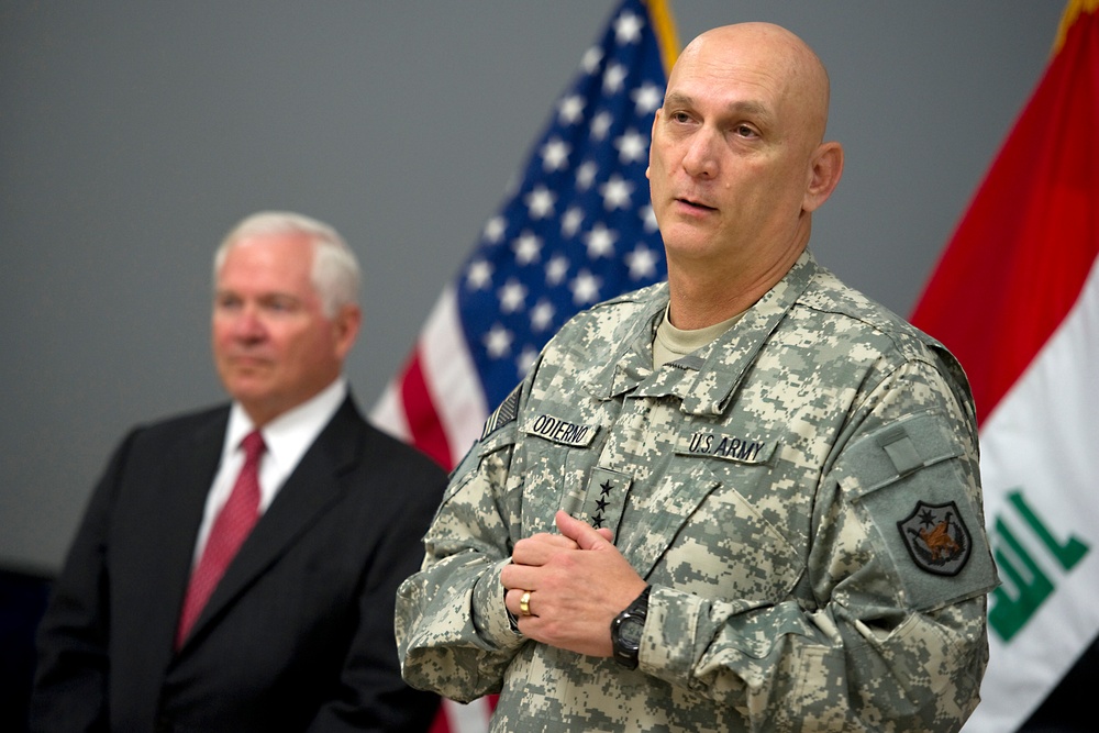 U.S. Army Gen. Odierno Relinquishes Command of Forces in Iraq