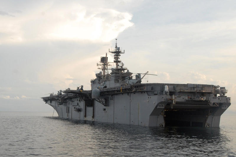 U.S. Navy Amphibious Assault Ship Provides Humanitarian Aid in Colombia