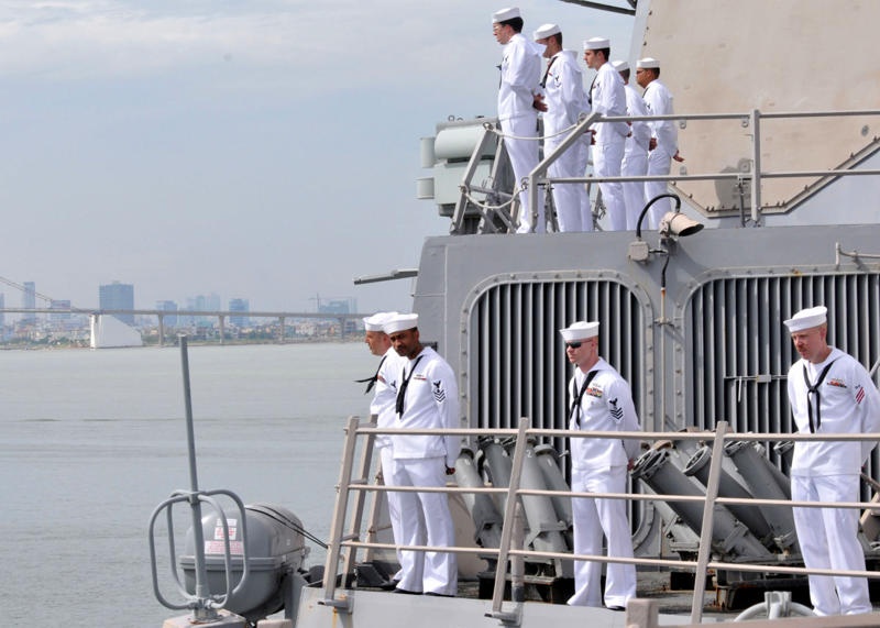 USS John S. McCain Arrives in Da Nang, Vietnam for Historic Naval Exchange