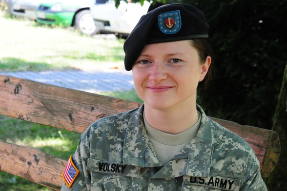 Army Spc. Ekaterina Volsky Overcomes Obstacles to Serve Others