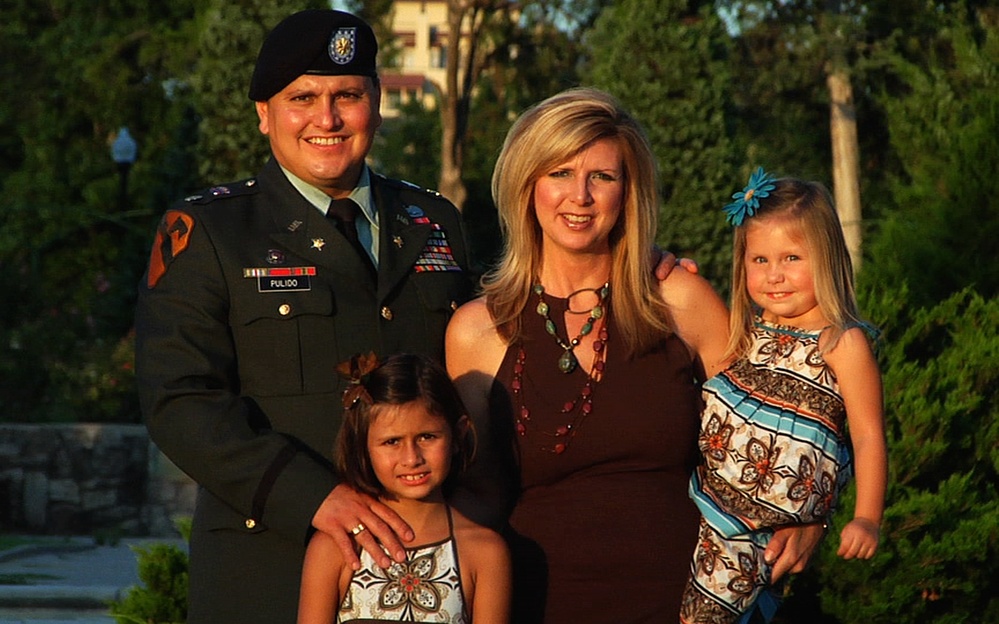 Retired Army Major Celebrates Family