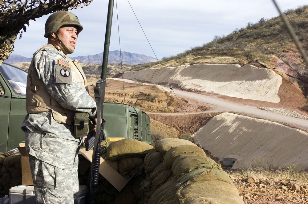 National Guard Soldiers Support Border Security Operations
