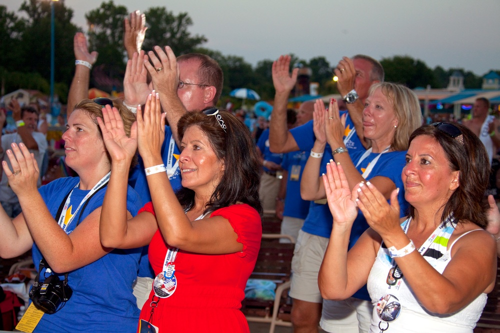 Gold Star Families Honored at Six Flags Concert