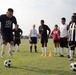 Marine Corps Staff Sgt. Leads Soccer Practice at Camp Lejeune