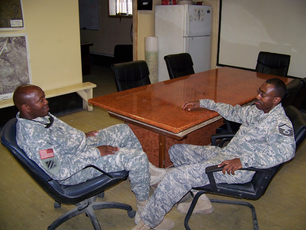 Brothers in Arms: Air Force, Army Siblings Reunite at Bagram Airfield