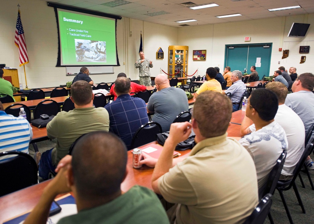 Defense Department Civilians and Contractors Train for Medical Emergencies Before Deploying to Afghanistan and Iraq