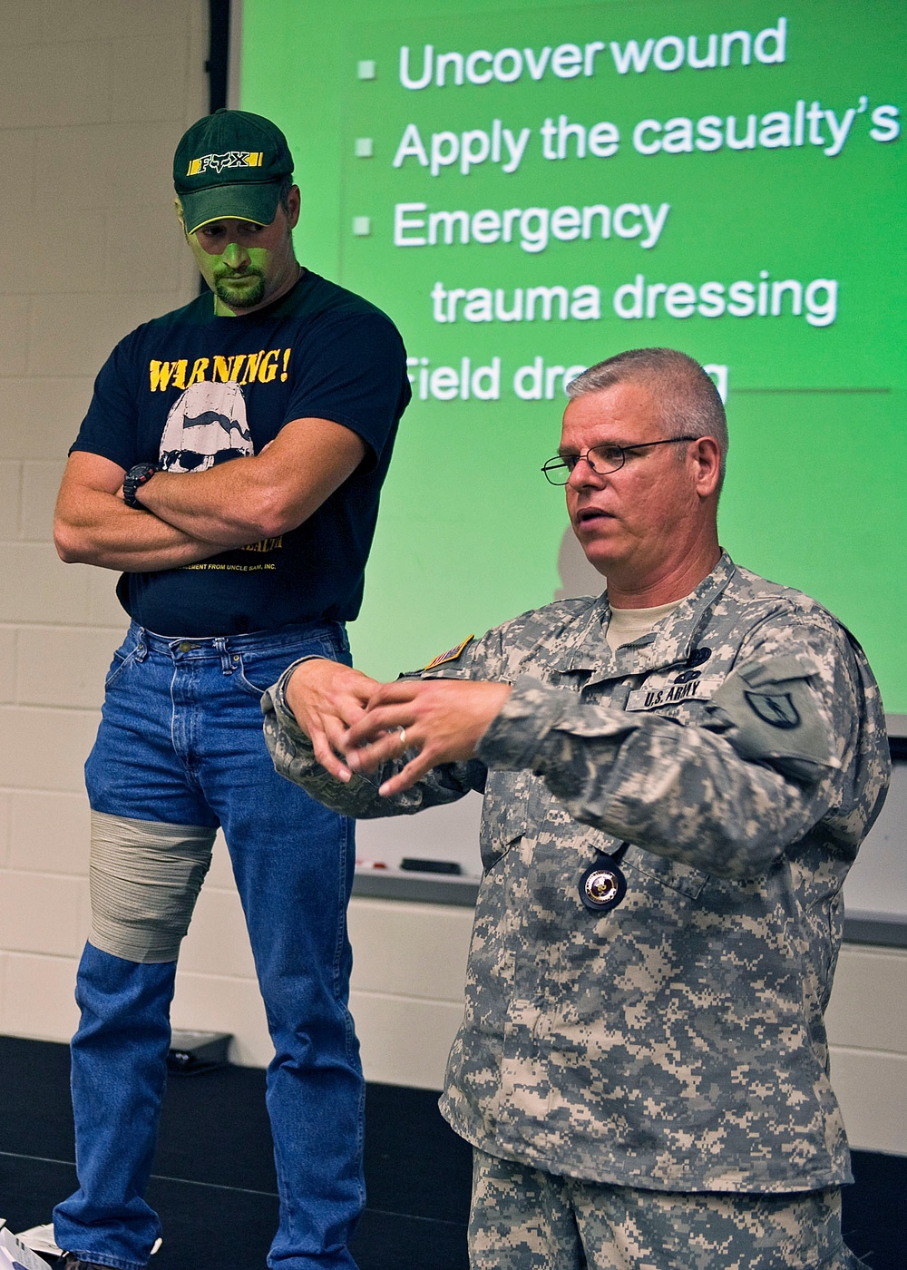 Army Medic Trains Civilians for Deployment to Afghanistan