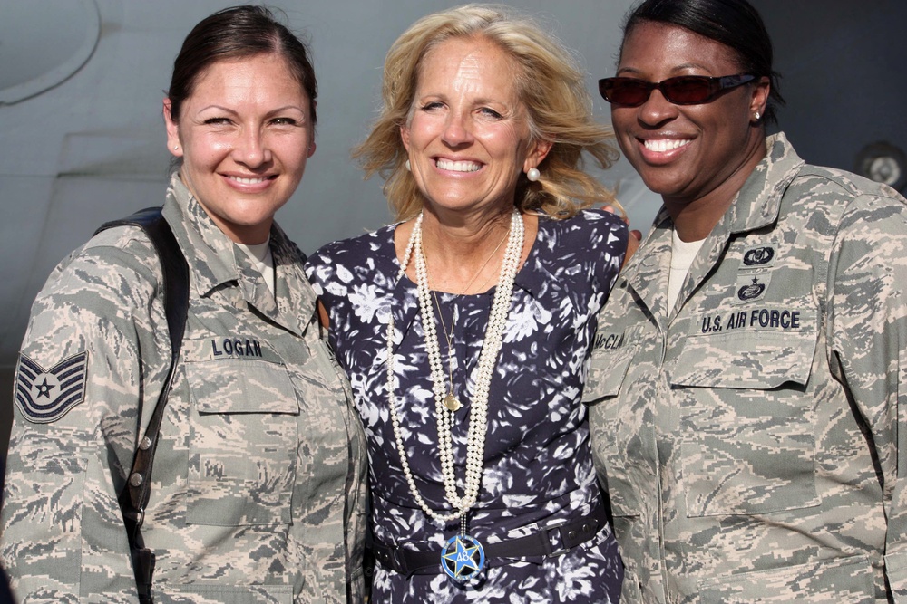 Dr. Jill Biden Visits U.S. Troops in Iraq Over Fourth of July Weekend