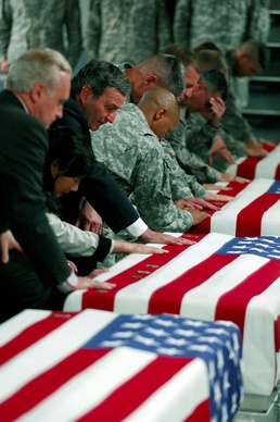 U.S. Troops Honored at Ramp Ceremony in Afghanistan