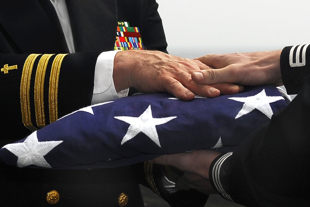 Navy Honors Fallen Sailor with Burial at Sea