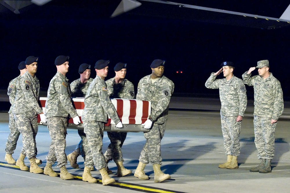Army Carries Fallen Soldier Home to Dover Air Force Base