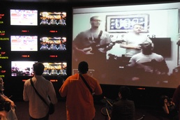 Troops and Redskins Players Face Off in "Pro vs. GI Joe" Video Game Competition
