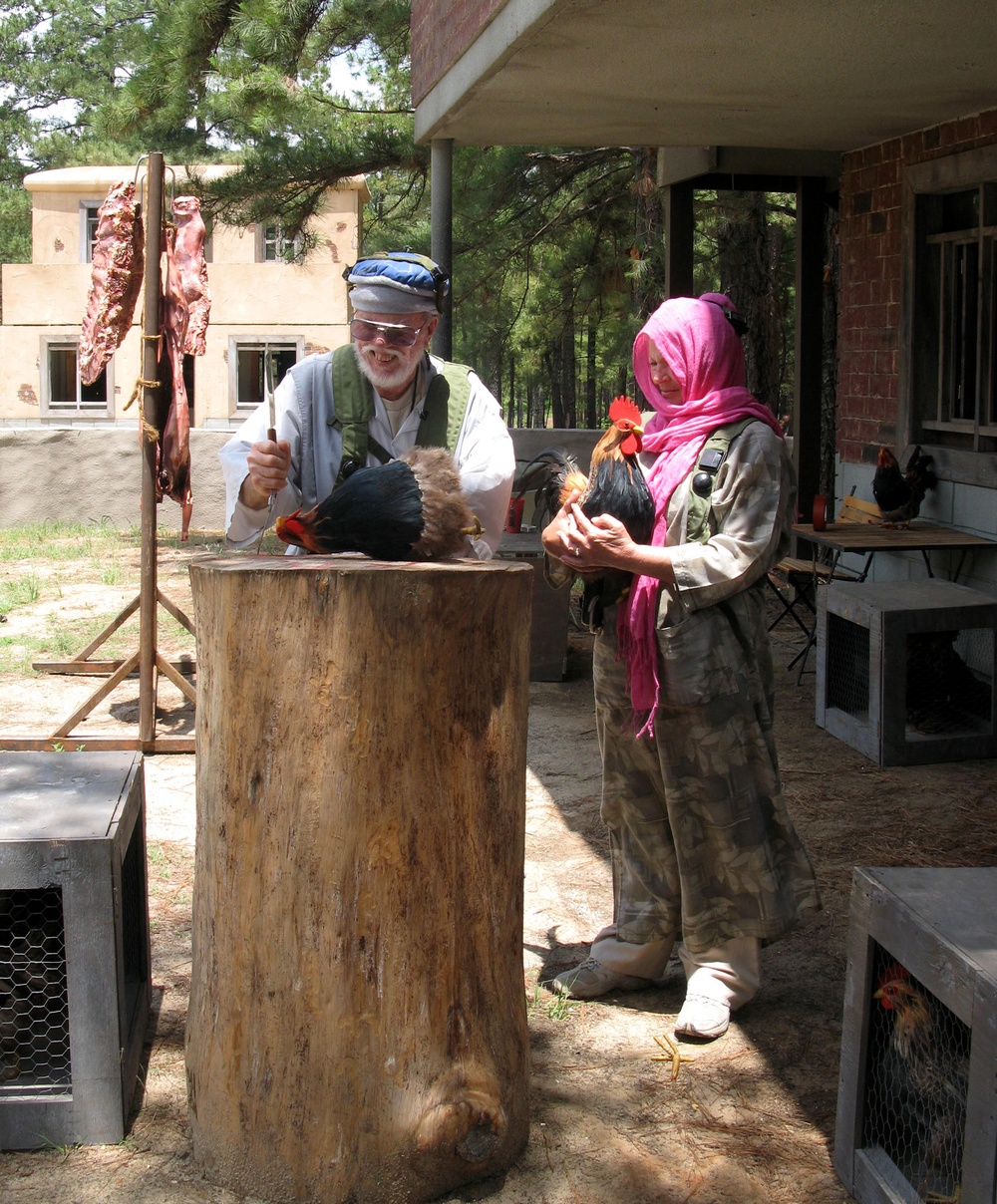 Butcher Shop Role Players Help Train Troops for Afghanistan Deployments