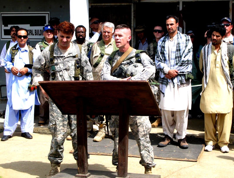Army Lt. Col. Trains Afghan Civilians for Ribbon-Cutting Ceremony