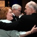 Becky Gates Receives Hug from Retired General Scowcroft at Intelligence Award Ceremony