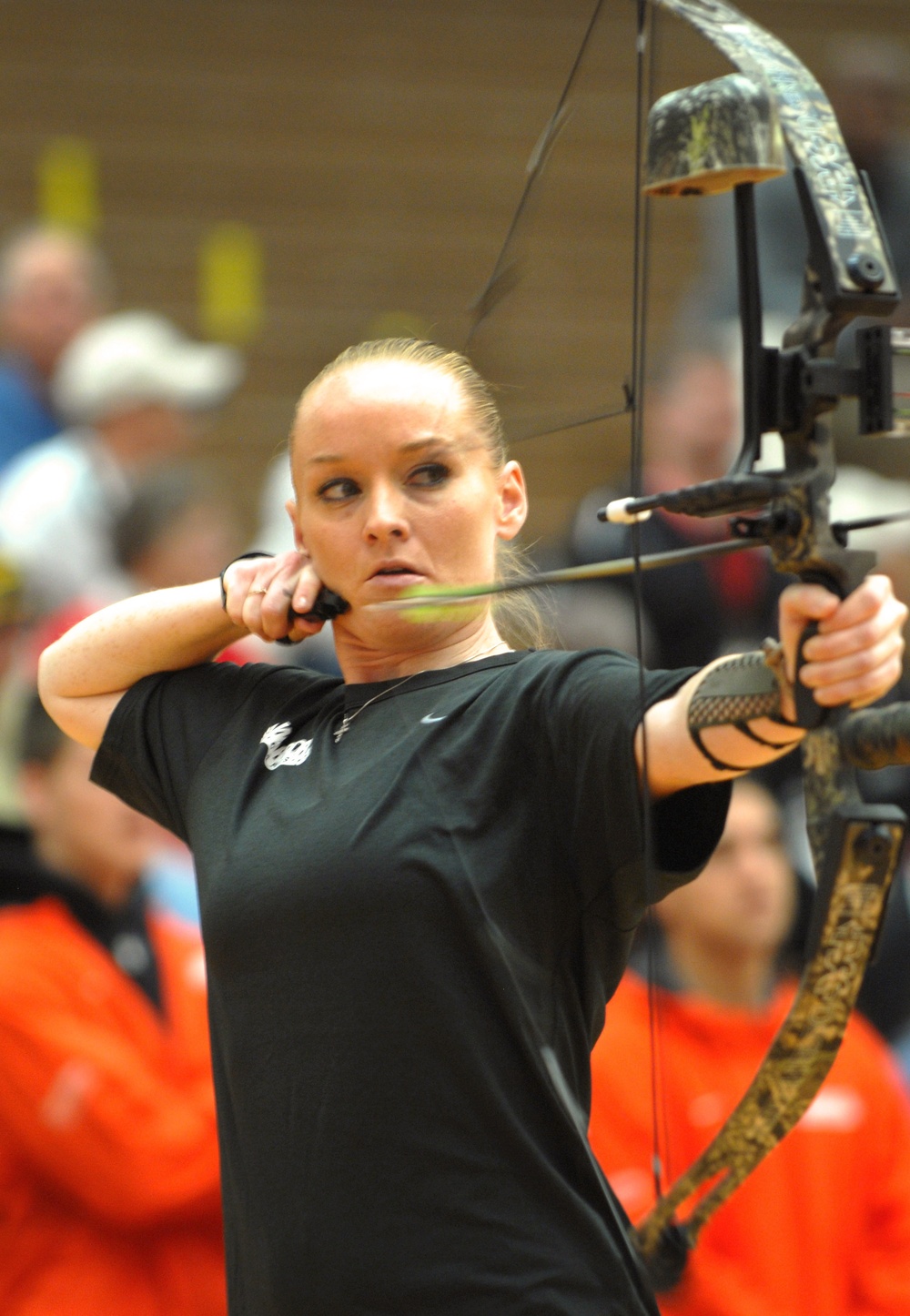 Army Sgt. Kisha Makerney Competes in Inaugural Warrior Games Archery Tournament