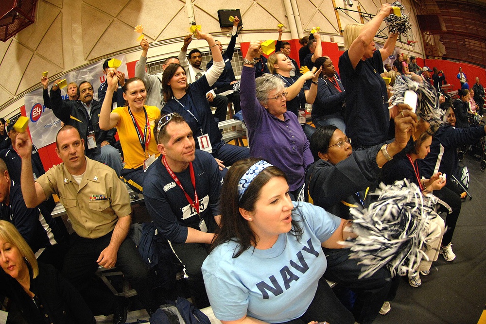 Navy Spouse Cheers on Husband at Warrior Games