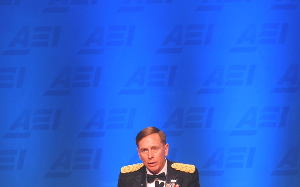 Petraeus Honored with Top Award at AEI Gala