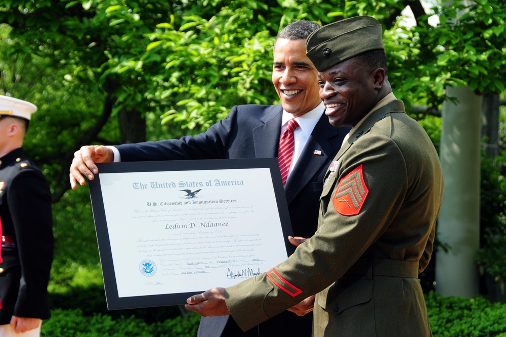 Marine Sergeant Honored as Outstanding American Citizen