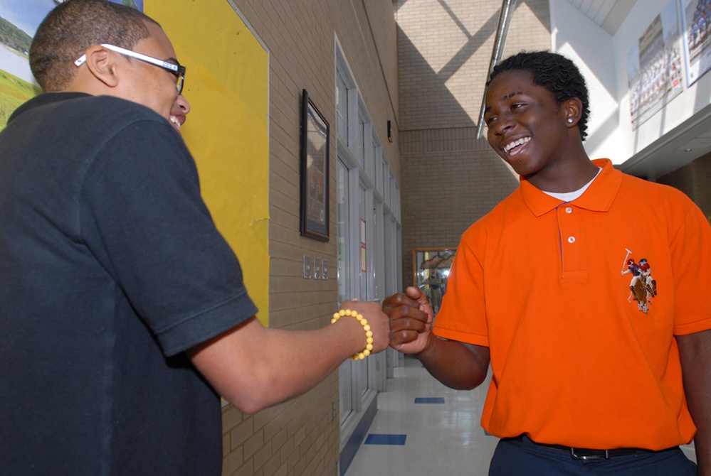 Soldiers' Sons Reunite at Fort Campbell High School