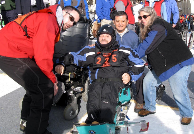 Shinseki Visits Disabled Veterans Winter Sports Clinic