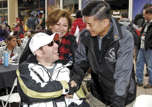 Wounded Veteran Participates in Disabled Winter Sports Clinic