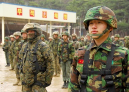 U.S. and South Korean Marines Train Together in Korea
