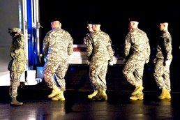 Solemn Homecoming: Fallen Soldier Returned to Dover Air Force Base