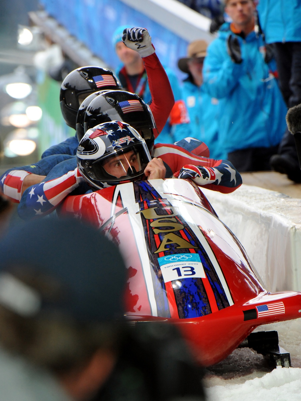 Army National Guard Bobsled Team Finishes 13th in Olympic Four-Man Event