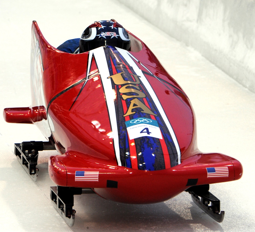 Army National Guard Athlete Pilots USA 1 to Sixth-Place Finish in Olympic Bobsled Event