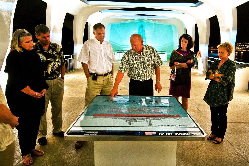 Deputy Defense Secretary Visits Pearl Harbor Memorial