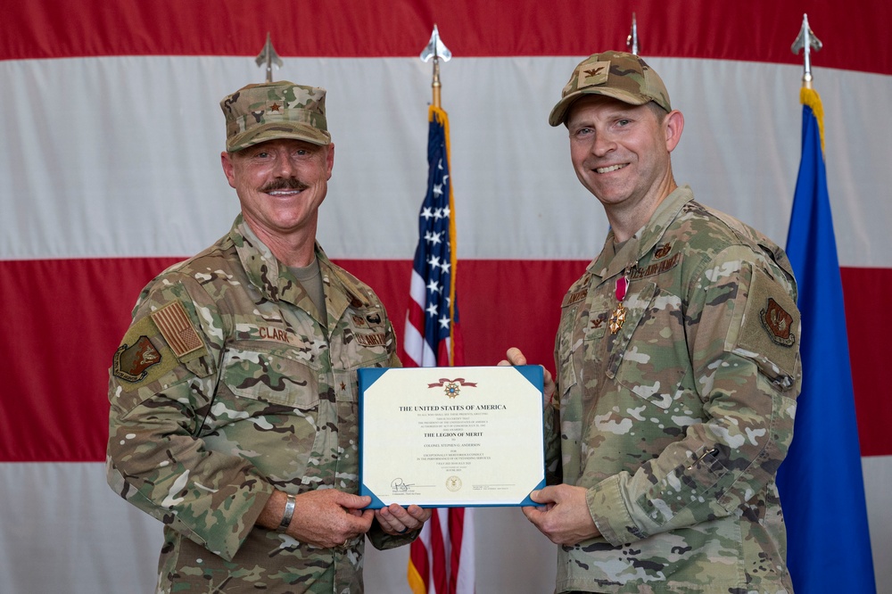 31st MSG change of command
