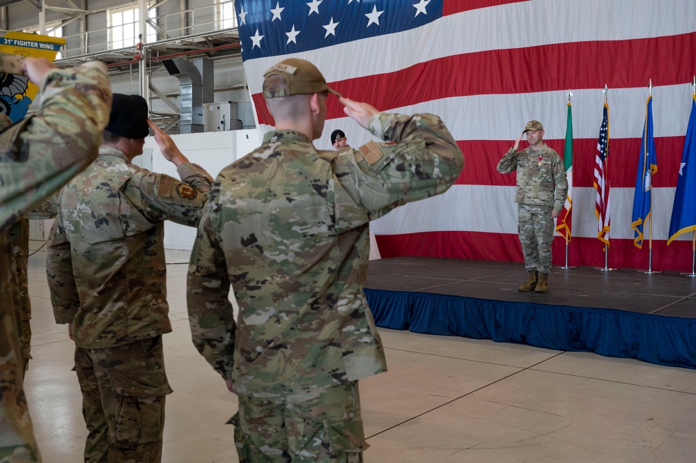 31st MSG change of command