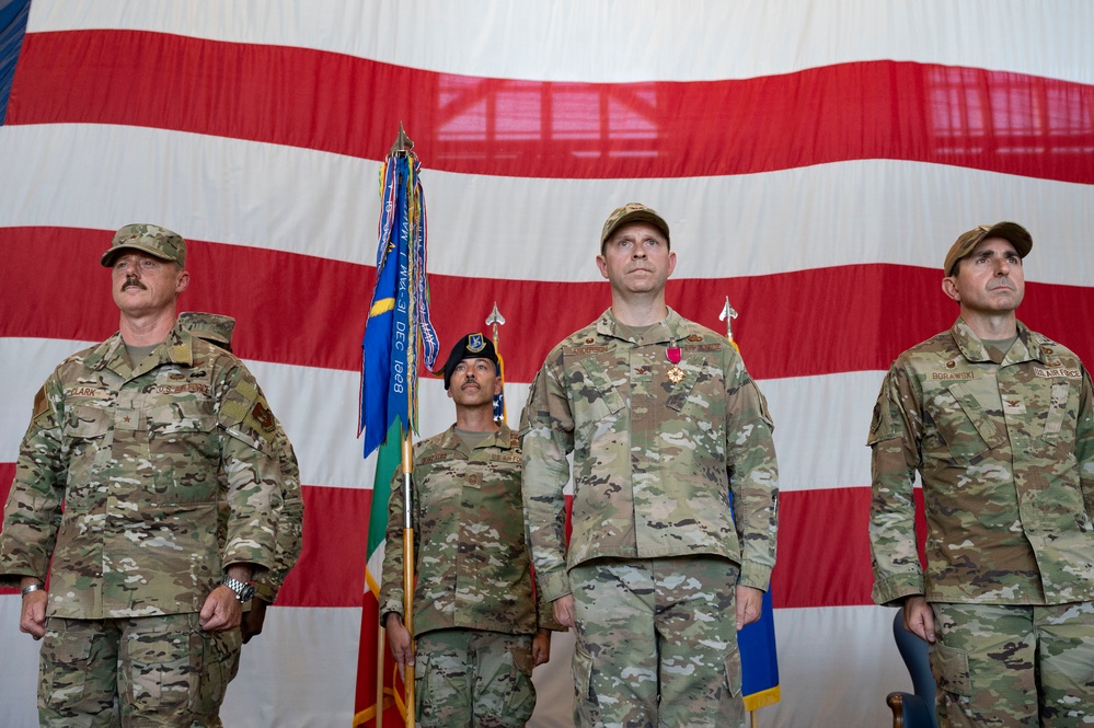 31st MSG change of command