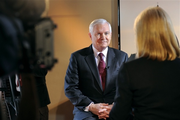 Defense Secretary Gates Interviewed by Fox News' Greta Van Susteren in Rome