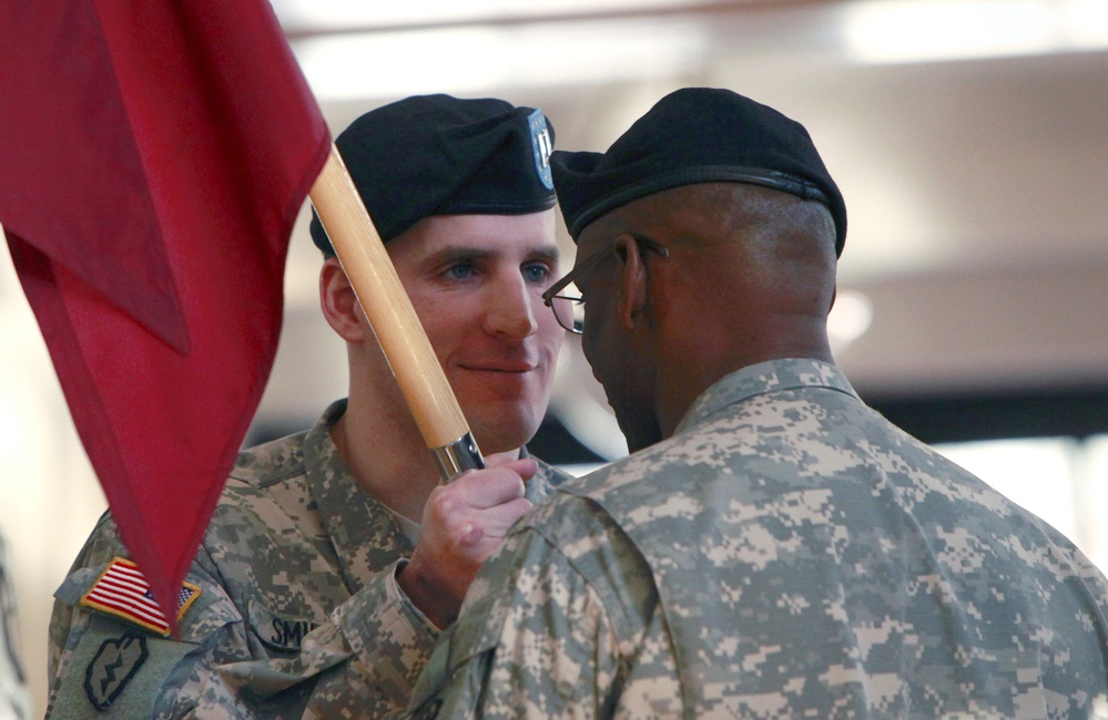 Army Captain Passes Guidon to First Sergeant at West Point Ceremony