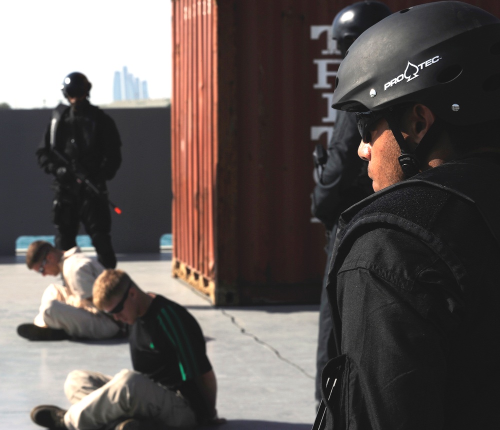 Navy Boarding Team Practices Interdiction Tactics During Exercise