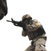 Iraqi Soldier Practices Room Clearing at Combat Outpost