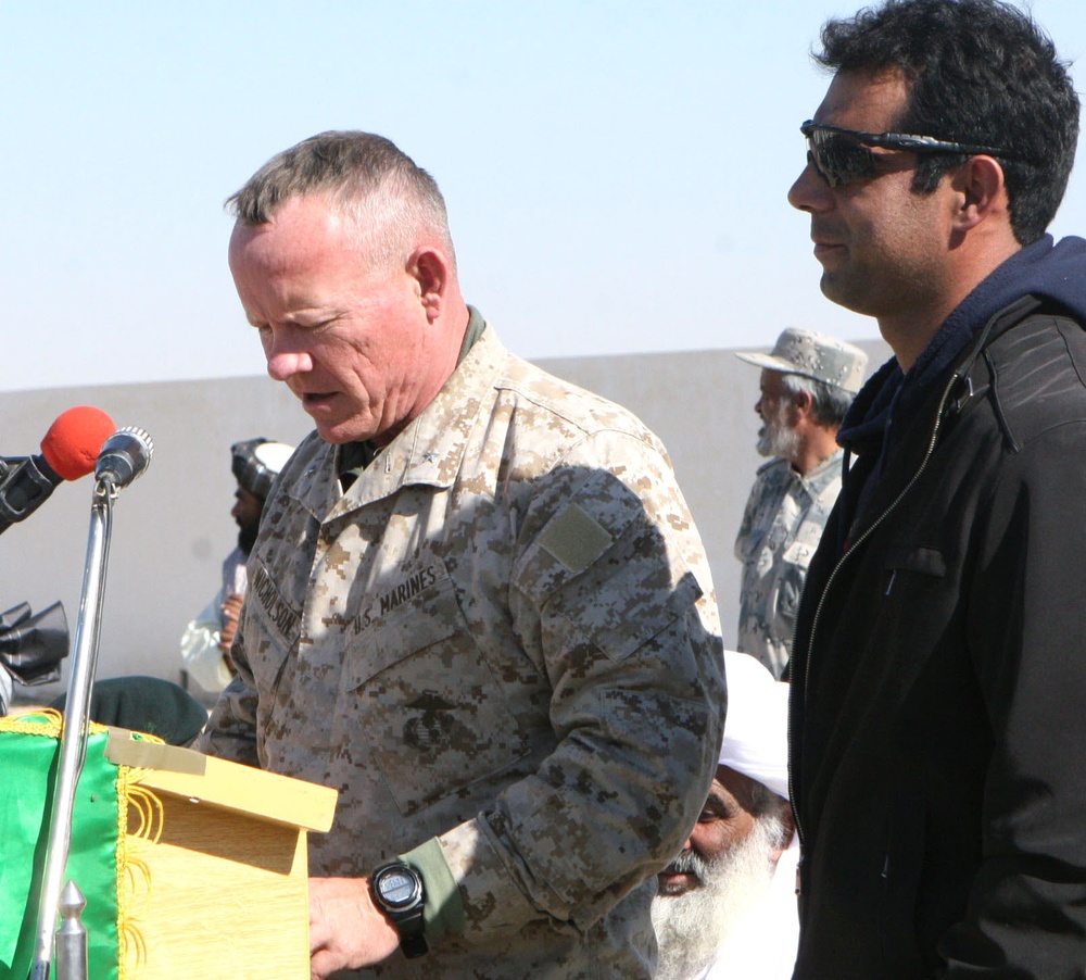 Marine General Addresses Afghan Residents in Helmand Province