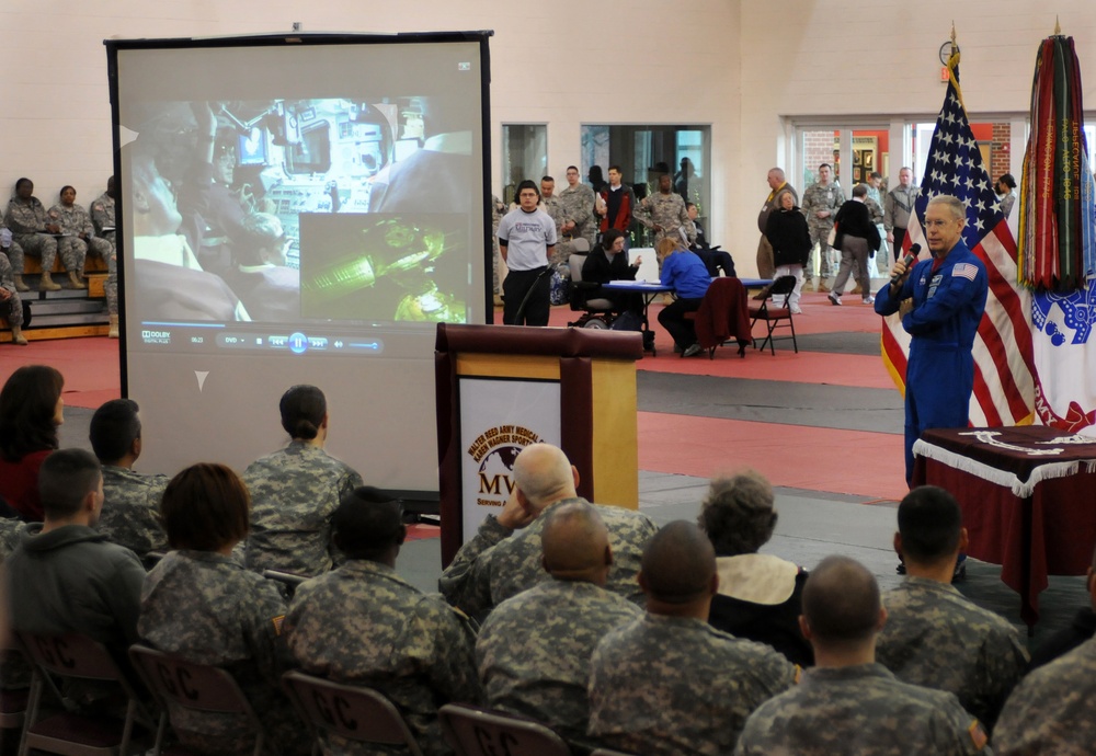 NASA Astronaut Speaks at Warrior Transition Brigade Event