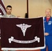 Astronaut Presents Space Station Flag to Wounded Soldiers
