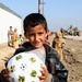 Iraqi Children Receive Soccer Balls, T-Shirts from Border Enforcement Officers