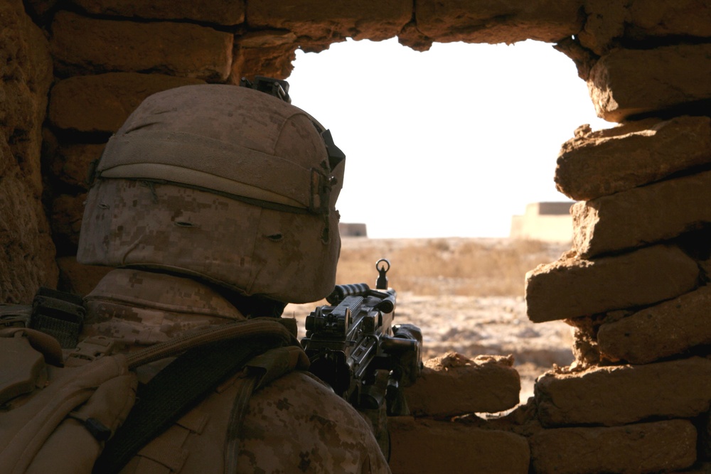 Marine Provides Security During Firefight in Afghanistan