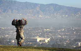 Soldier Delivers Water to Earthquake Victims in Haiti