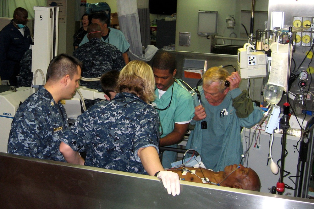 U.S. Military Provides Medical Care to Haitian Man Aboard USNS Comfort