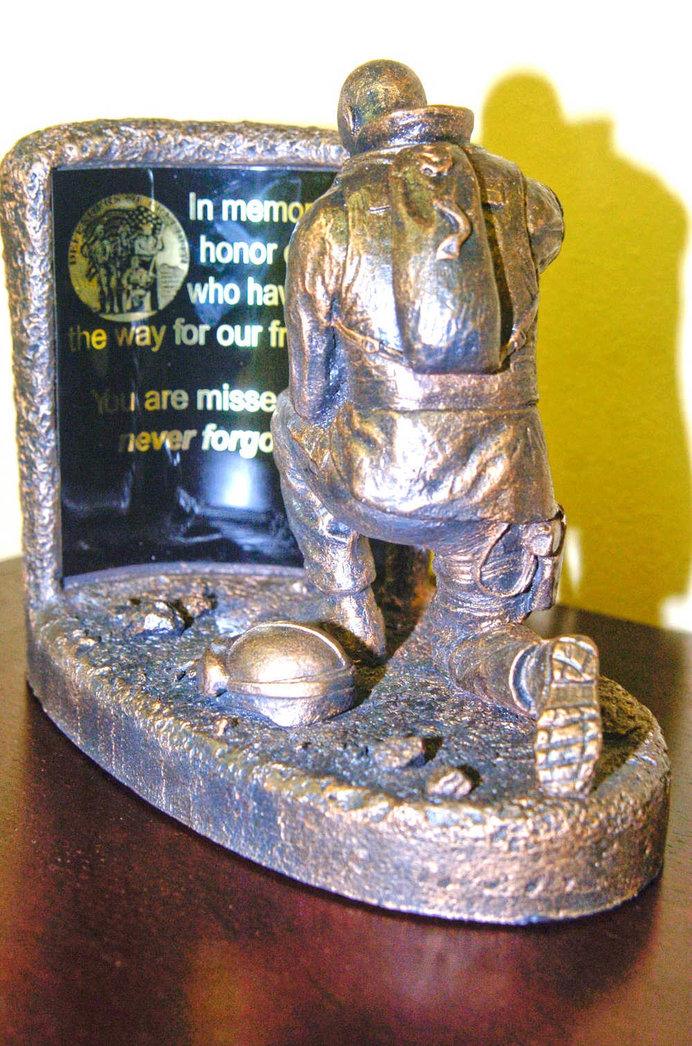 Bronze Statue Adorns Hall of Remembrance at Fort Hood