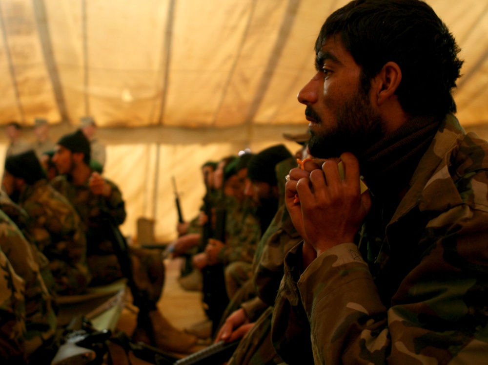 Afghan Soldiers Join U.S. Marines in Afghanistan