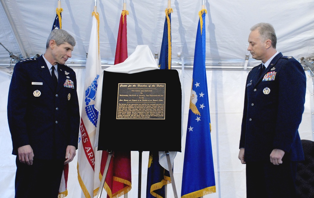 Air Force Leaders Dedicate Center for Families of the Fallen at Dover AFB