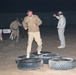 Border Enforcement Academy Student Navigates Obstacle Course in Iraq