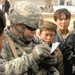 U.S. Army Officer Engages with Afghan Villagers in Parwan Province